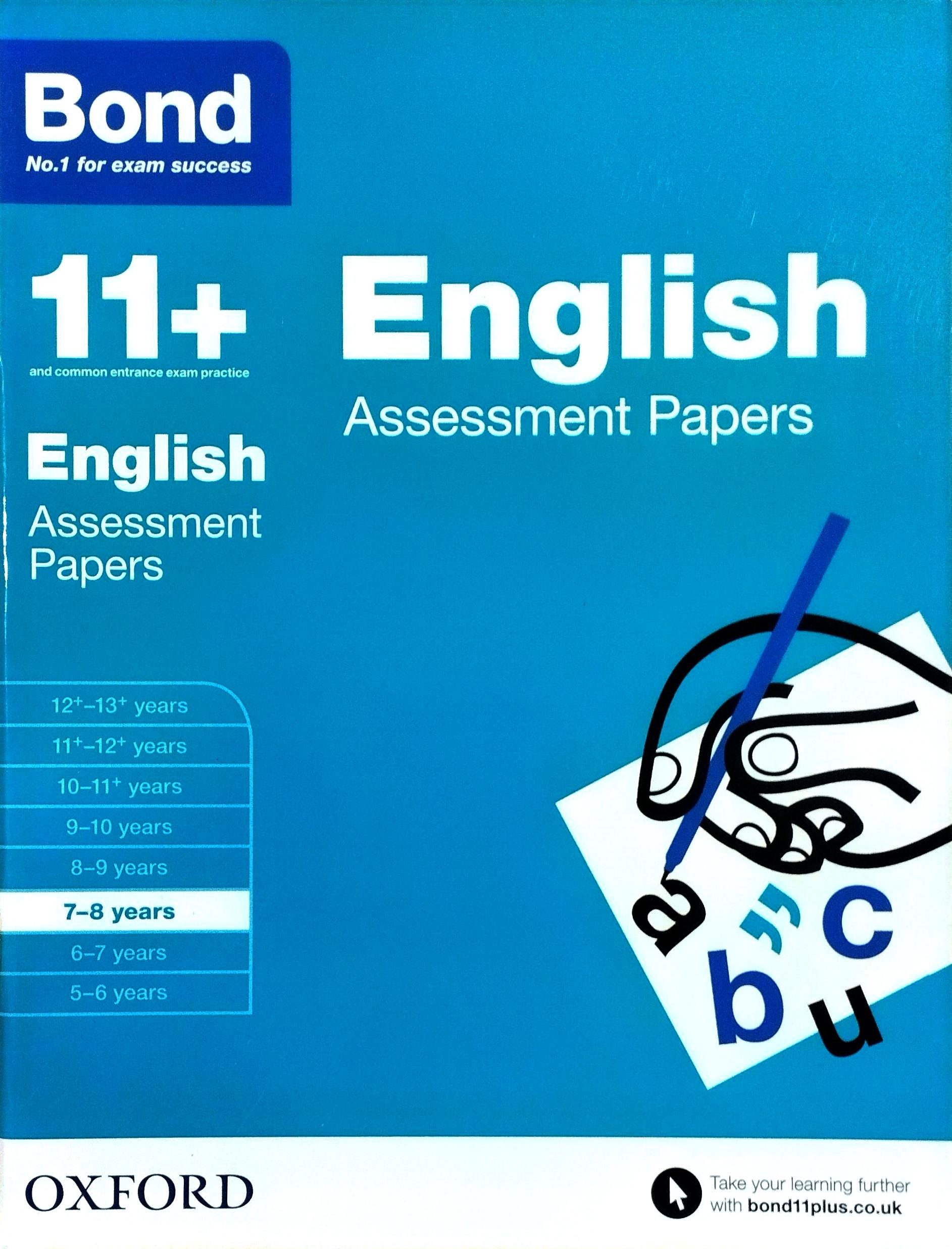Bond English Assessment Papers 7-8 Years